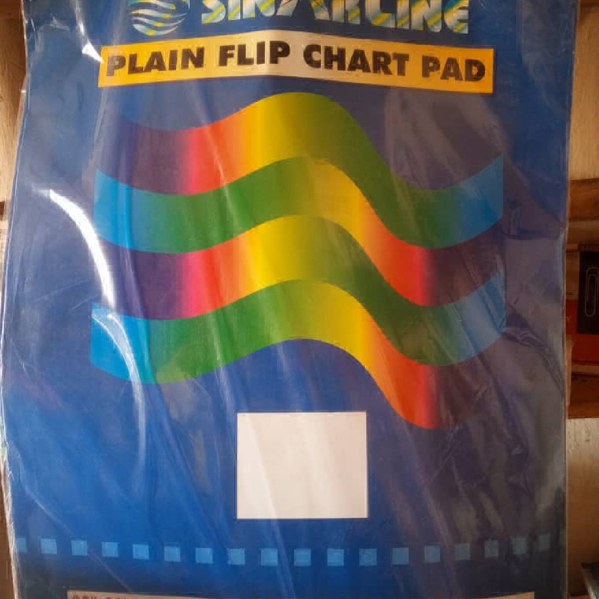 plain flip chart pad